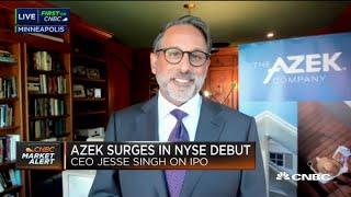 The AZEK company CEO Jesse Singh on the company's public debut