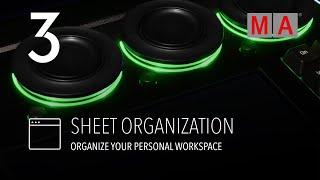 grandMA3 | Software Release Version 2.0 | Sheet Organization