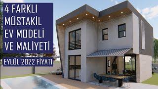 Müstakil Ev Modelleri 2022 - Villa Yapımı Maliyeti - Müstakil Ev İnşaat Maliyeti - Dubleks Modelleri