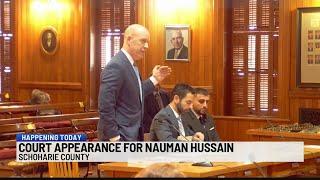 Court appearance for Nauman Hussain