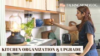 Kitchen Organization Vlog | Government House Kitchen Makeover | Organizing Small Indian Kitchen