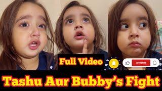 Tashu & Bubby's Fight | Tashu Ny Police Ko Call Kar Di | Tashu Ki Baten | #babytasha #funnyvideo