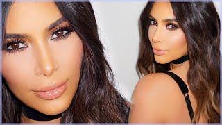 KIM KARDASHIAN BRONZE SMOKEY EYE LOOK | Sexy & Dramatic Makeup Tutorial