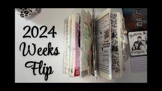 2024 Hobonichi Weeks Flip #hobonichiweeksmega #flipthrough #plannerflip