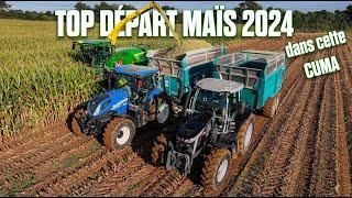 TOP DÉPART MAÏS 2024 à cette CUMA avec CARTOGRAPHIE FIELDVIEW dans l'ENSILEUSE !