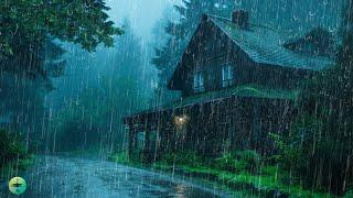 Fall into Sleep Instantly - Relaxing Heavy Rain & Thunder Sounds for Sleep + Insomnia, Stress Relief