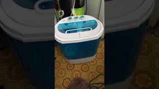 ZenStyle Portable Washer Compact Twin Tub 9.9 LB Mini Top Load Washing Machine Washer/Spinner w/ 6.5