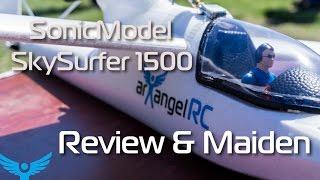 SonicModell SkySurfer 1500 - maiden flight and review (GREAT for FPV)