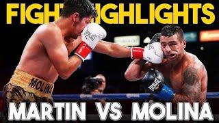 LUCAS MARTIN VS JHON MOLINA, BOXING FIGHT, HD.