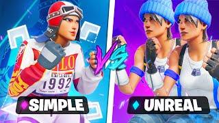 1 SIMPLE EDIT PRO vs 2 UNREAL PROS!