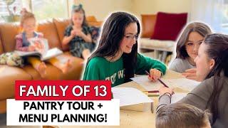 Pantry Tour for Our Big Family of 13 | Smart Meal Planning