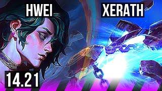 HWEI & Jhin vs XERATH & Sivir (SUP) | KR Diamond | 14.21