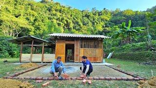 Build a spacious and clean yard with the help of my cousin - Triệu Thị Cói