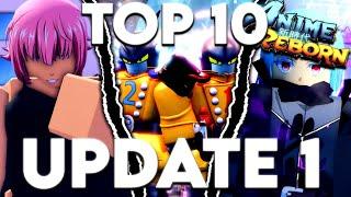 Top 10 Must Have Units In Anime Reborn Update 1!