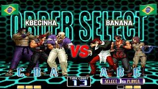 KOF 2002 - KBECINHA vs BANANA FT15 ¡No apto para Cardiacos! 