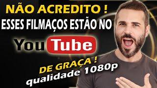 FILMES INCRÍVEIS pra ASSISTIR DE GRAÇA NO YOUTUBE em 1080p