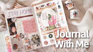 Scrapbooking Ideas with Wash Tapes,Watercolor Painting Journal Ideas, Cozy Art Vlog