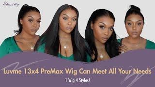 1 Wig 4 Styles!Luvme 13x4 PreMax Wig Can Meet All Your NeedsBeginners Friendly   #luvmehair #hair