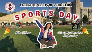 VLOG Sports Day & Kampus Tour di China University of Petroleum Beijing! 