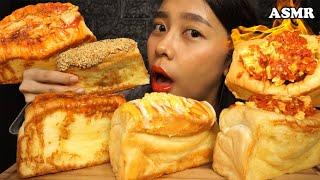 ASMR Loaded Toast Sandwiches w/ Massive Fillings (Spicy Tuna, Spicy Fried Chicken) | Eating Sounds