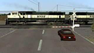 International Railroad Crossing Action in Railworks 2