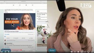 Etsy SEO Q&A + Dylan Jahraus Reviews Your Etsy Shop!