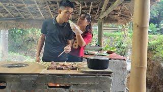 Simple Life: Completed giang nga's dream kitchen, first meal in the new kitchen!