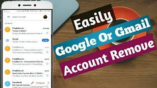 Remove Gmail Account From Android Phone | Unique Tech