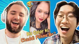 WHO IS CHADDI WALI AUNTY!? | Foreigners react to Chaddi Wali Aunty