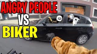 Biker wirft Banane ins AutoANGRY PEOPLE vs. BIKER German Compilation  2021