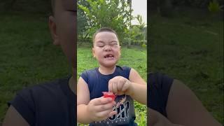cute baby open jelly #cutebaby #cute #shorts  #bushcraft #survival #lifehack #camping #ir7