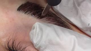 Microblading Eyebrows Step by Step Tutorial by TheBrowDame