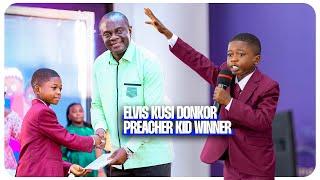 Wow!! This Young Boy is Anointed Watch His Powerful Sermon at Preacher Kid Final