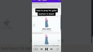 How to pray for girls/ women in Islam