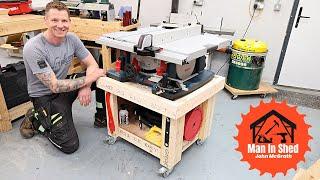 Table Saw Cart. Simple, Strong, Functional. Workshop Project