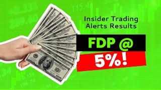 How Insider Trading Alerts Secured a 5% Gain on FDP - Free Trial Available!