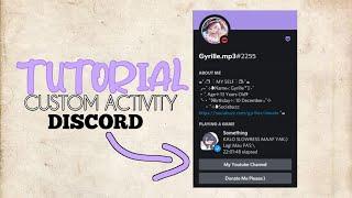 TUTORIAL BUAT CUSTOM ACTIVITY MENGGUNAKAN RICH PRESENCE