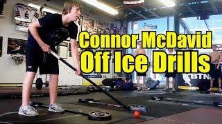 How Connor McDavid Trains - Stickhandling Drills