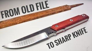 Making a Knife from an Old File