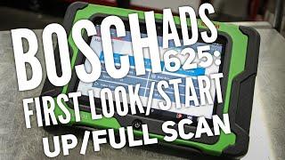 Bosch ADS 625: First Look/Start Up/Full Scan