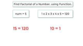 C Program To Find Factorial of a Number using Function