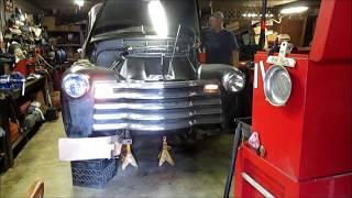 How to install the front clip on a 1949 Chevy 3100, Restoration Part 11