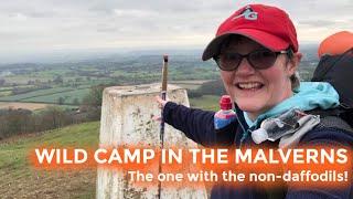 WILD CAMP IN THE MALVERN HILLS AND THE DAFFODIL WAY | #WILDCAMPINGUK #Malvernhills #Daffodilway