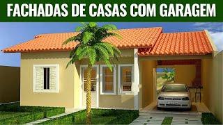 Ideias Incríveis de Fachadas de Casas Com Garagem