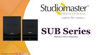 SUB Series Active Subwoofers by Studiomaster Professional