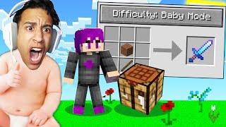 لعبت اسهل ماين كرافت في العالم ( مود الاطفال ) | Minecraft PE