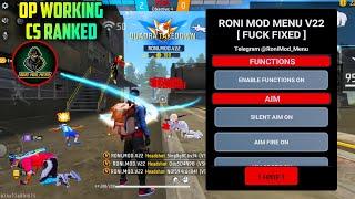 RONI MOD MENU V22  // OB48 FF HACK / FREE FIRE MOD MENU / MOD MENU HACK / FF HACK - RONI MOD MENU .