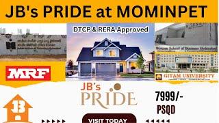 JB's Pride || Very Near to Telangana Mobility Valley || DTCP& RERA Approved || Mominpet || Hyderabad