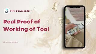 Real Proof of Working of IMBD Video Downloader Tool Of Mrs Downloader #working #videodownloader