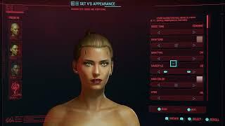 Cyberpunk 2077 Female Character Creation